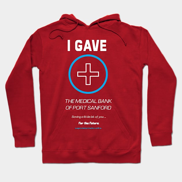 Medical Bank Donation Bling Hoodie by tyrone_22